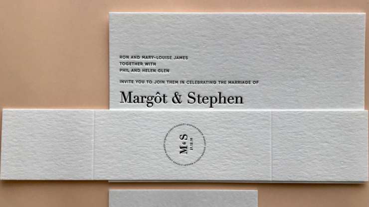 printing services melbourne letterpress wedding invitation special print finishes